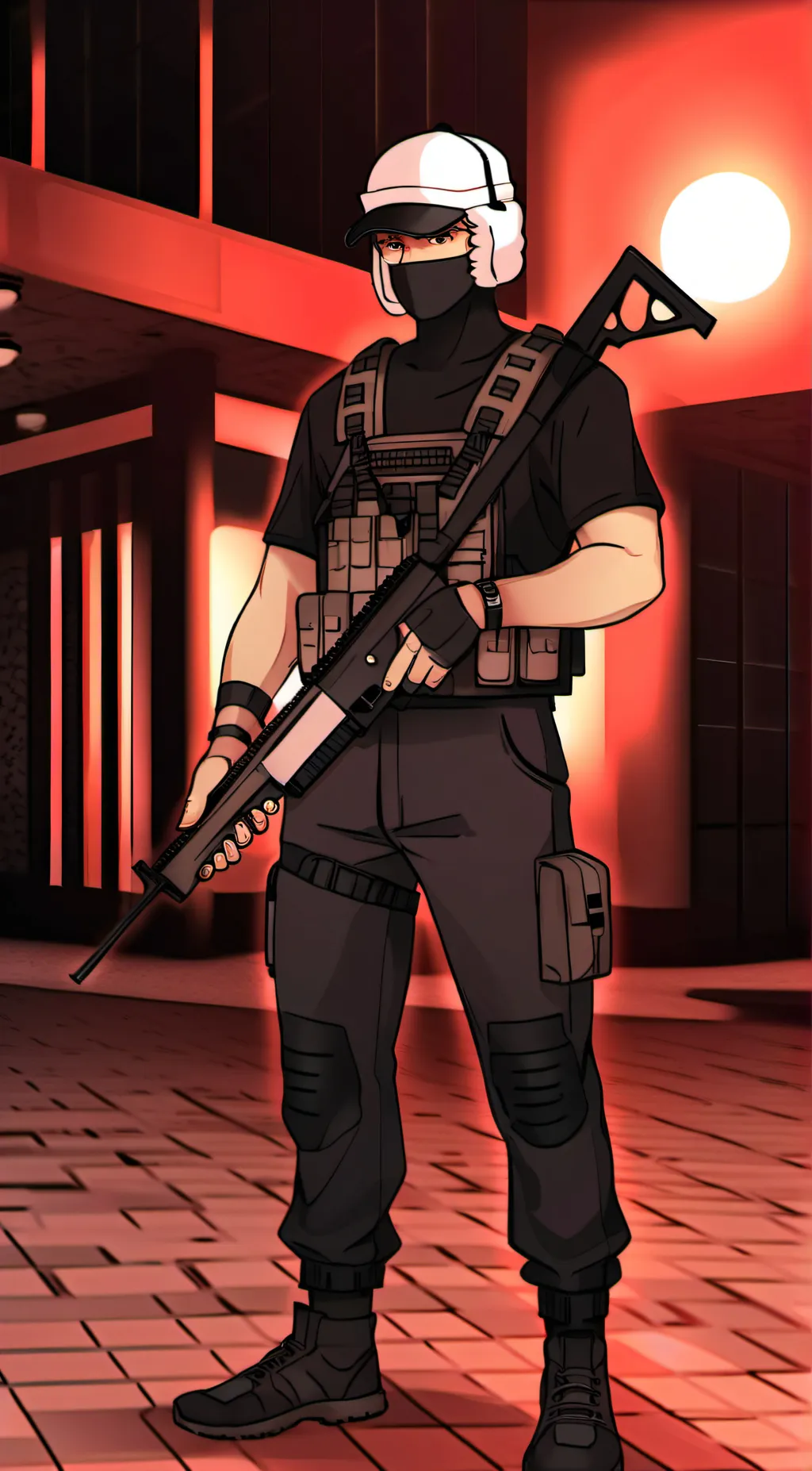 ai character: Mark  background