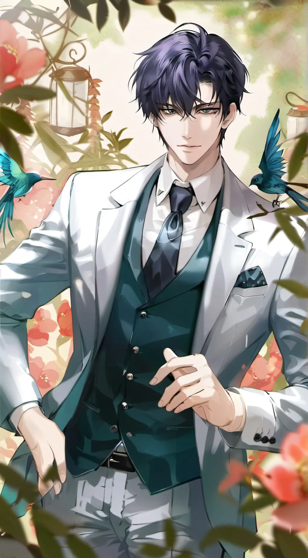 ai character: Damien background