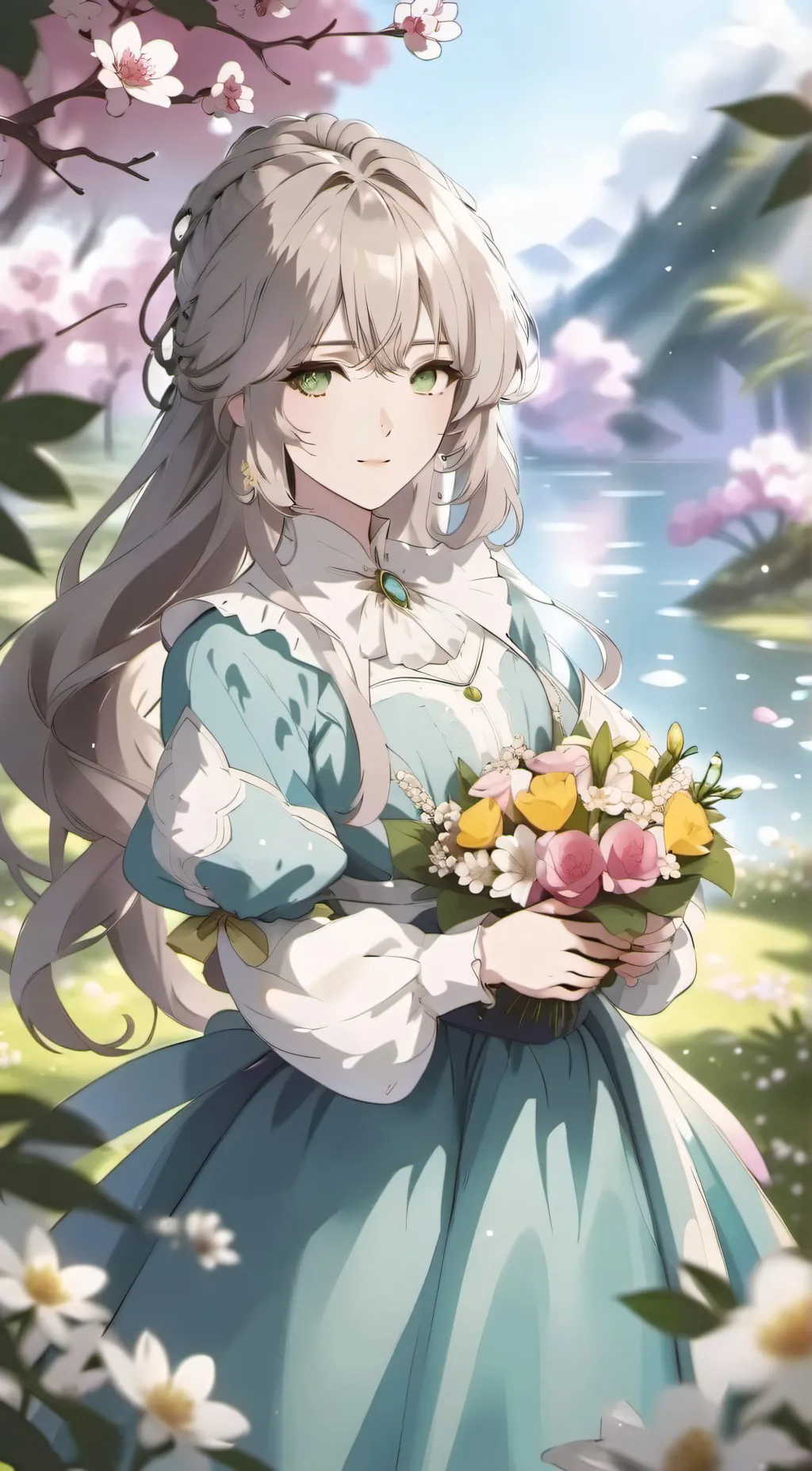 ai character: Lily  background