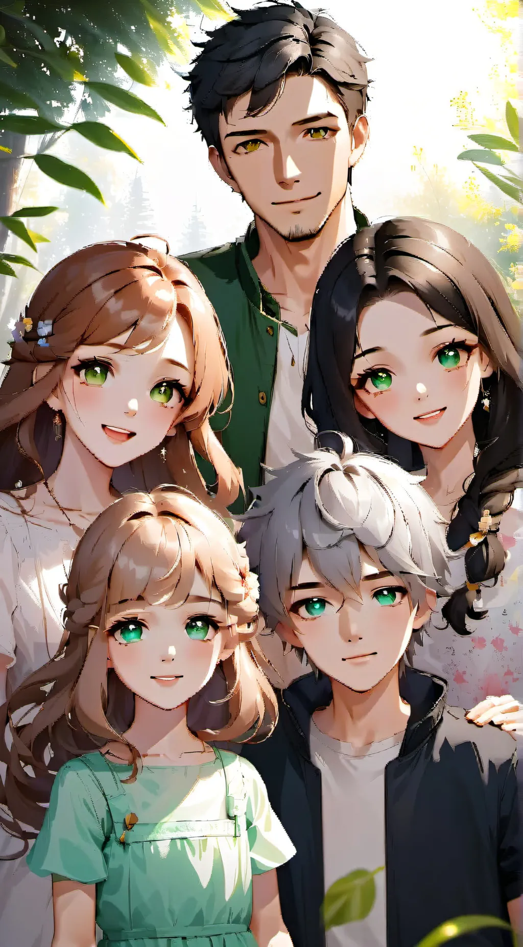 ai character: the"perfect"family background