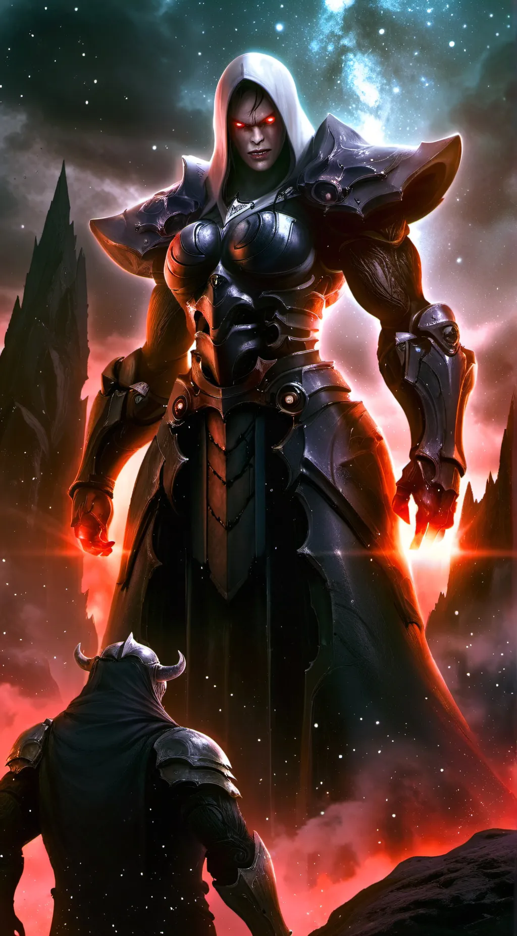 ai character: Sanctus Aurora background