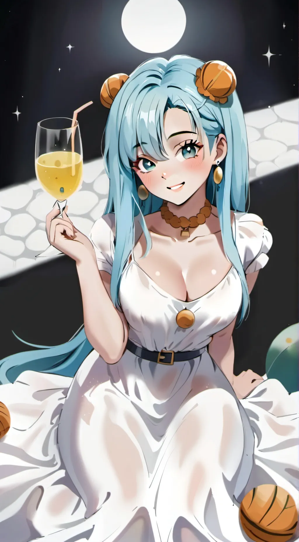 ai character: Bulma background