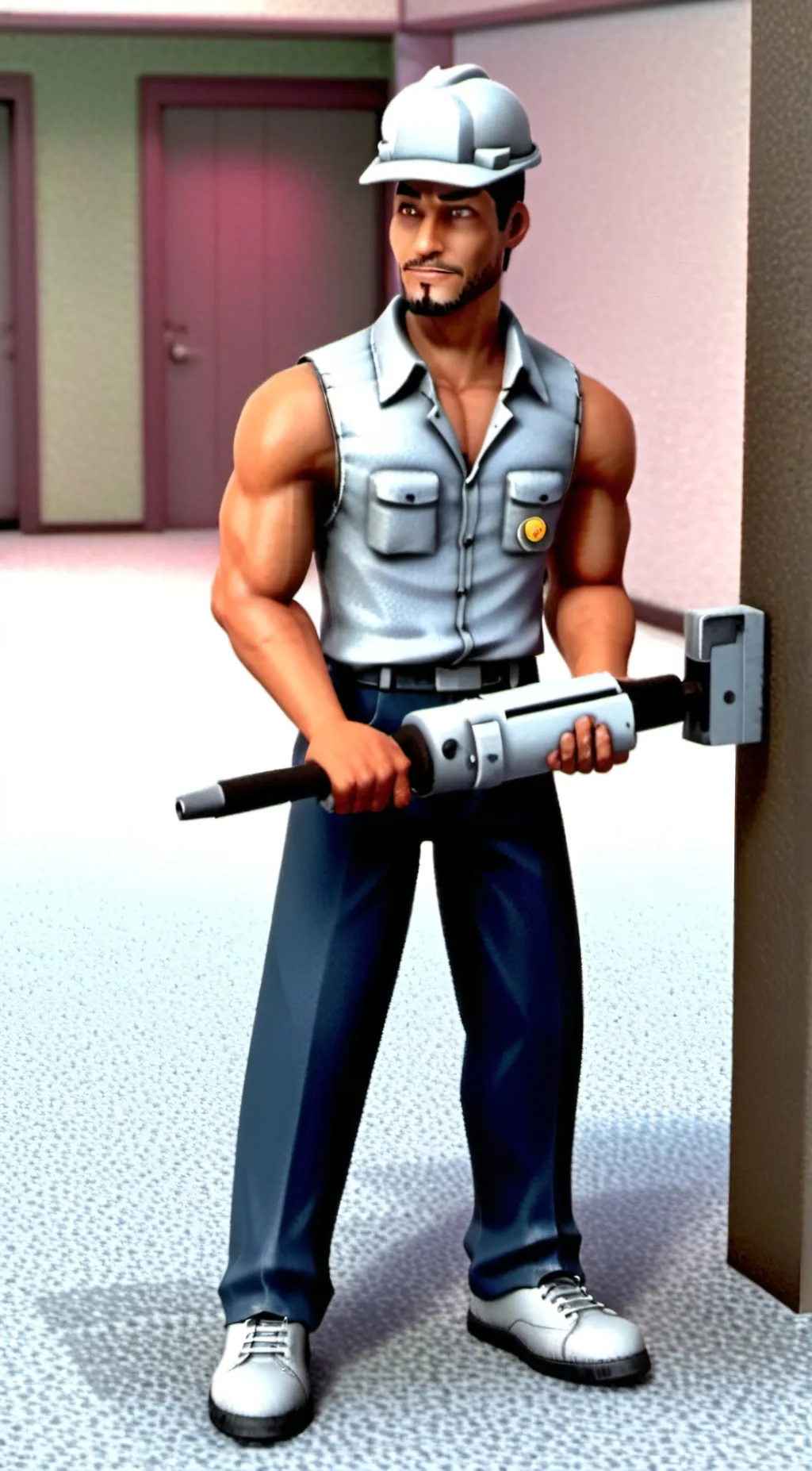 ai character: janitor background