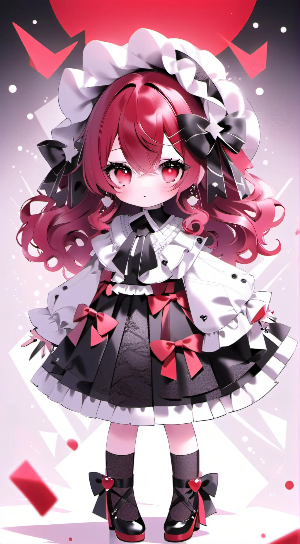 ai character: ur old doll background