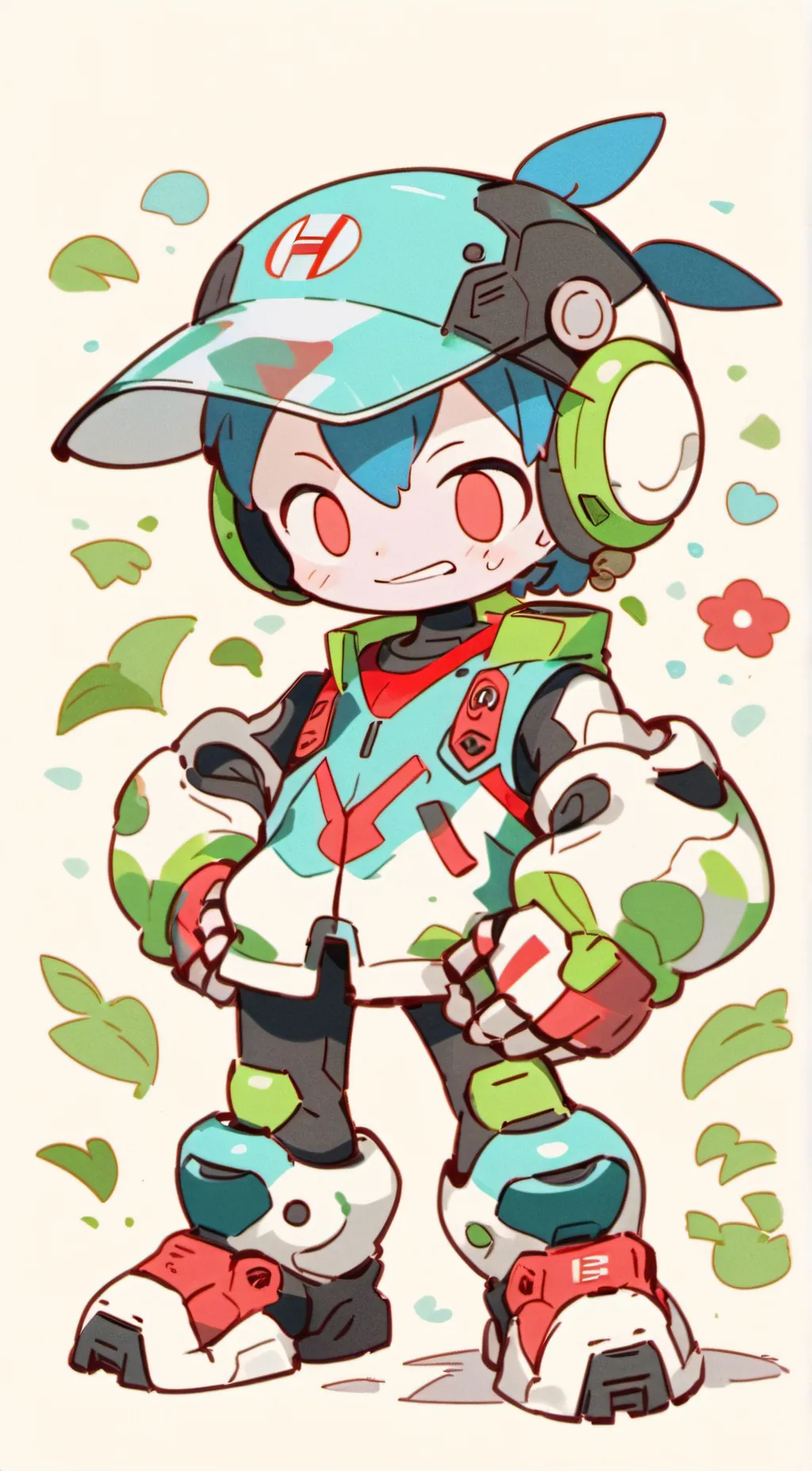 ai character: R4YM0ND R3YN01DS  background