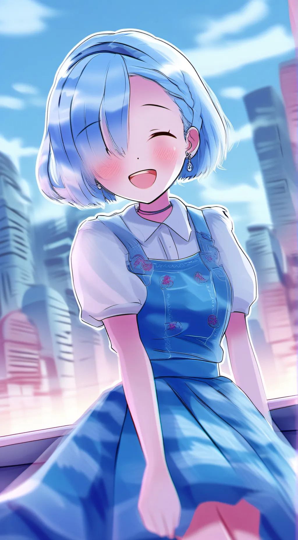 ai character: Arona background