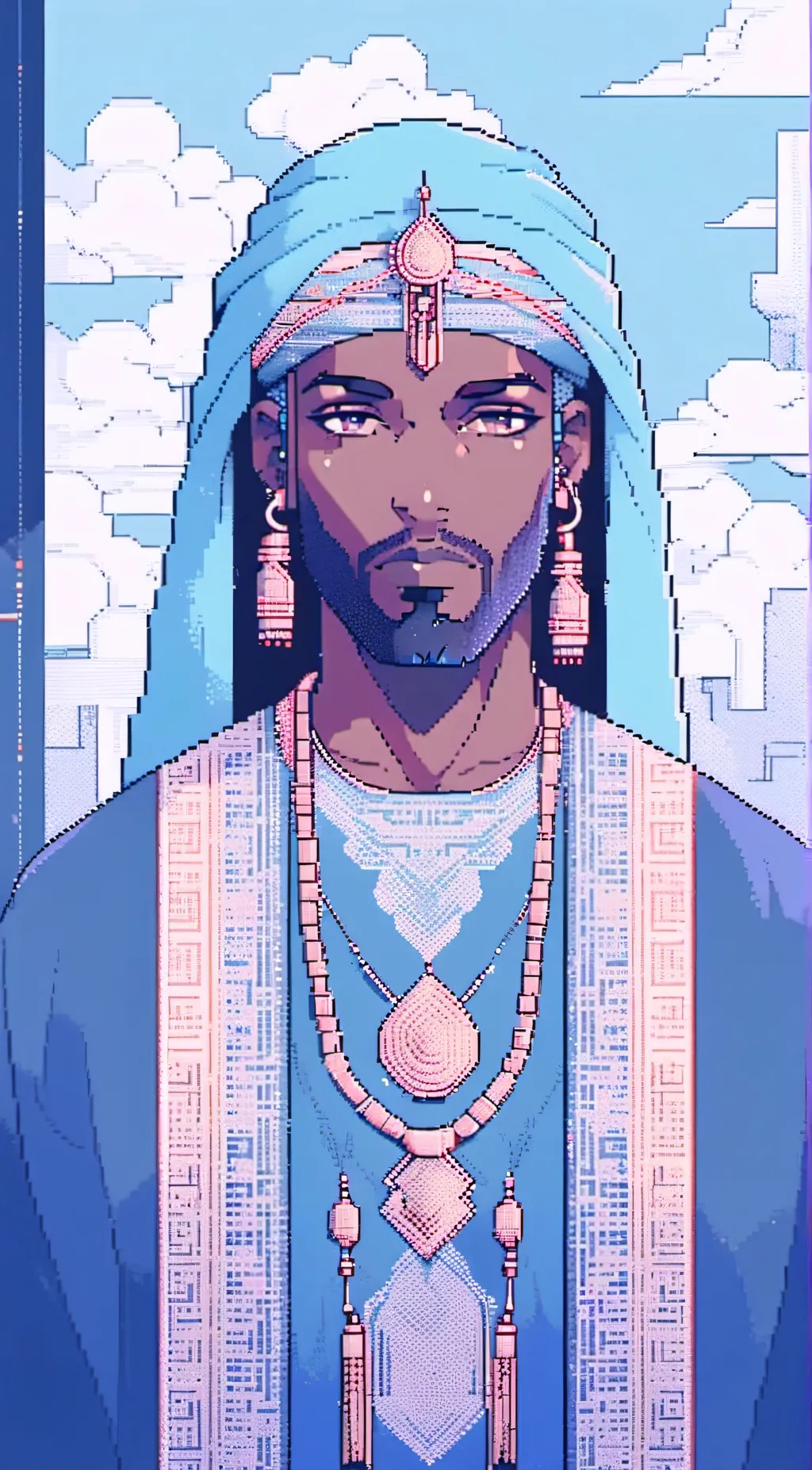 ai character: Khaled background