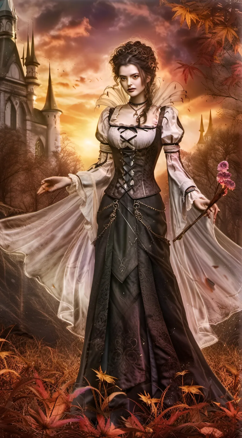 ai character: Heaven + H*l- background