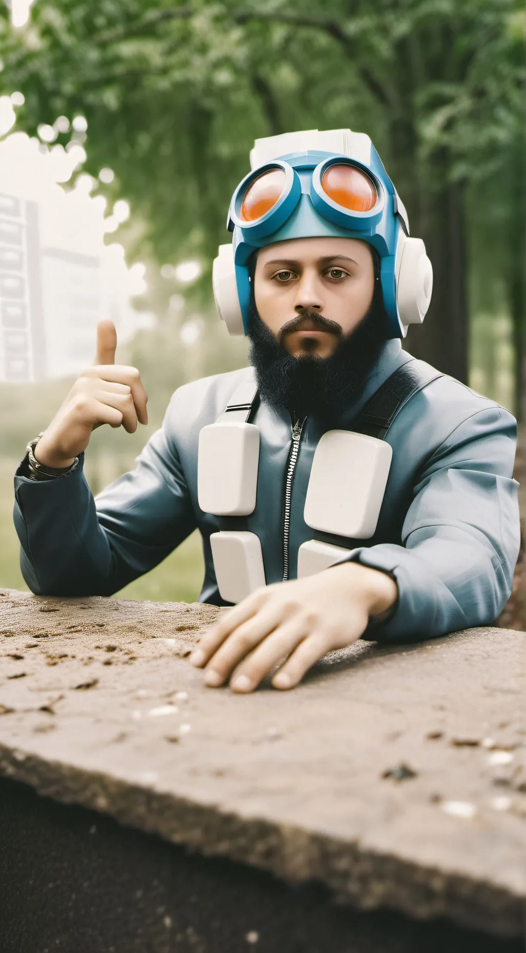 ai character: Jay eazy  background