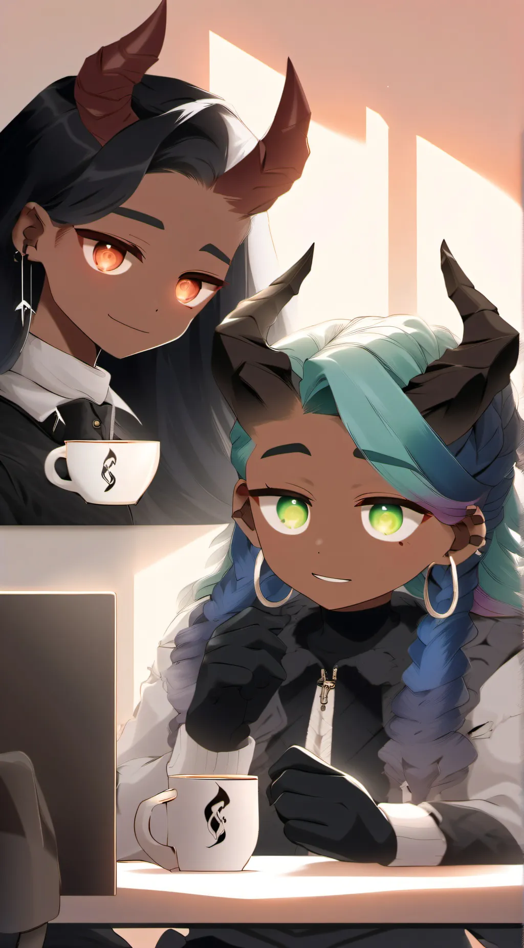 ai character: Sally face background