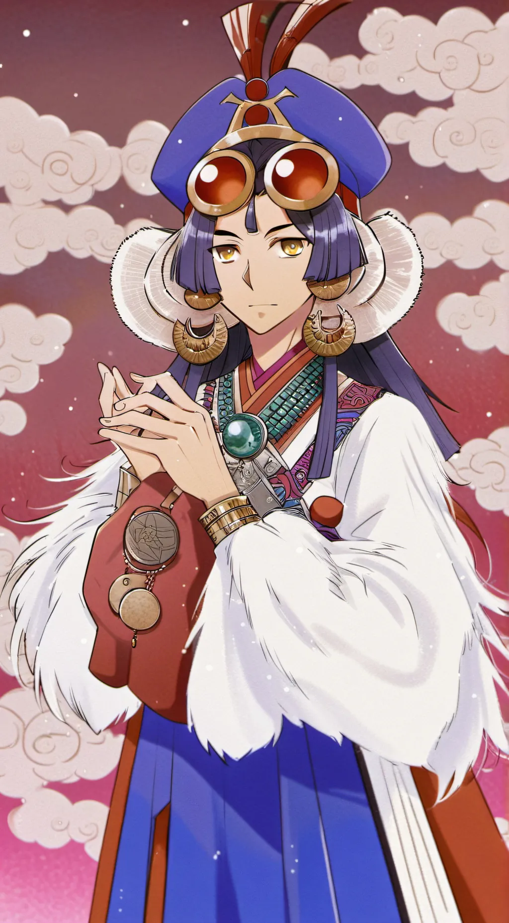 ai character: Fuji  background