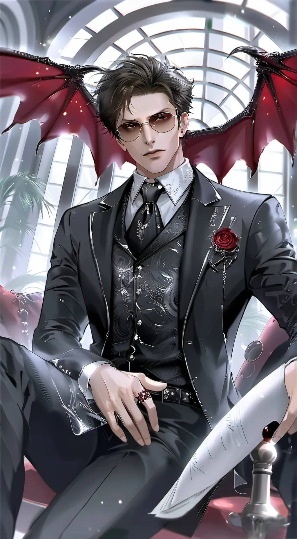 ai character: mikell background