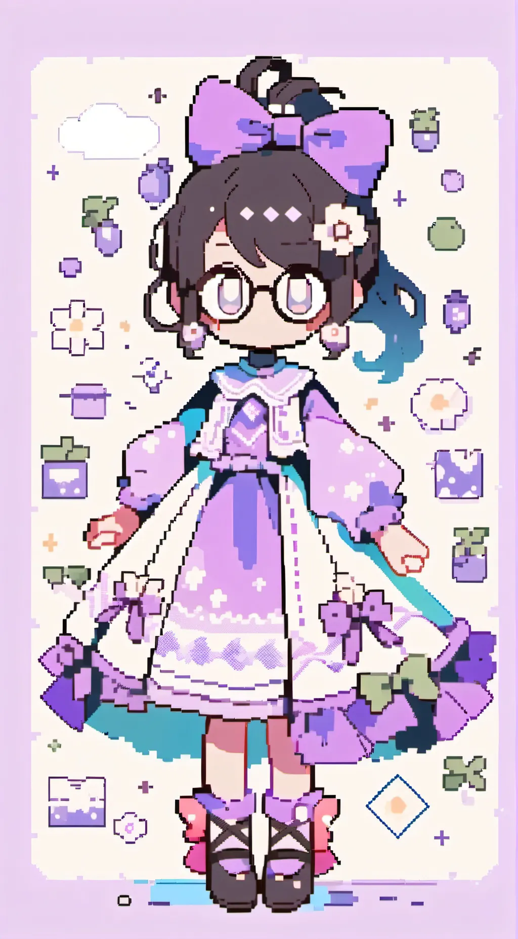 ai character: fancy-graphics background