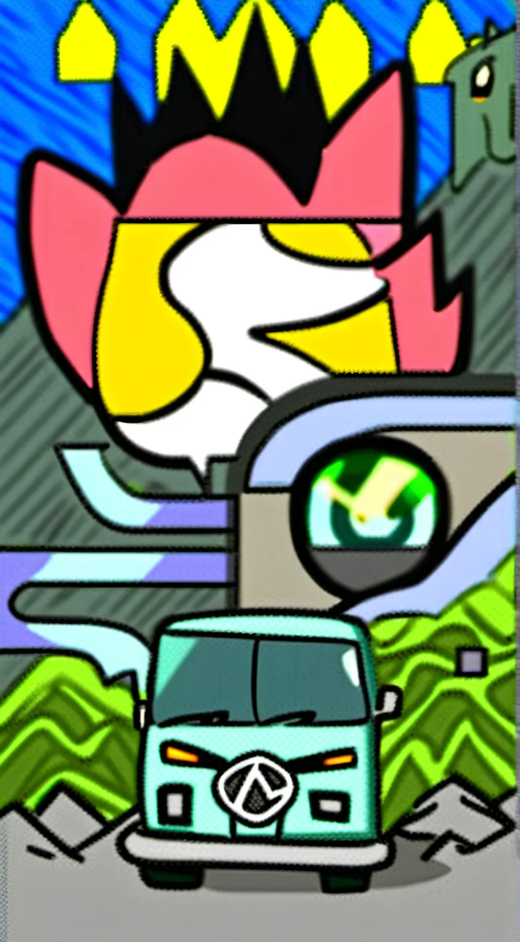 ai character: regrevator x hh background