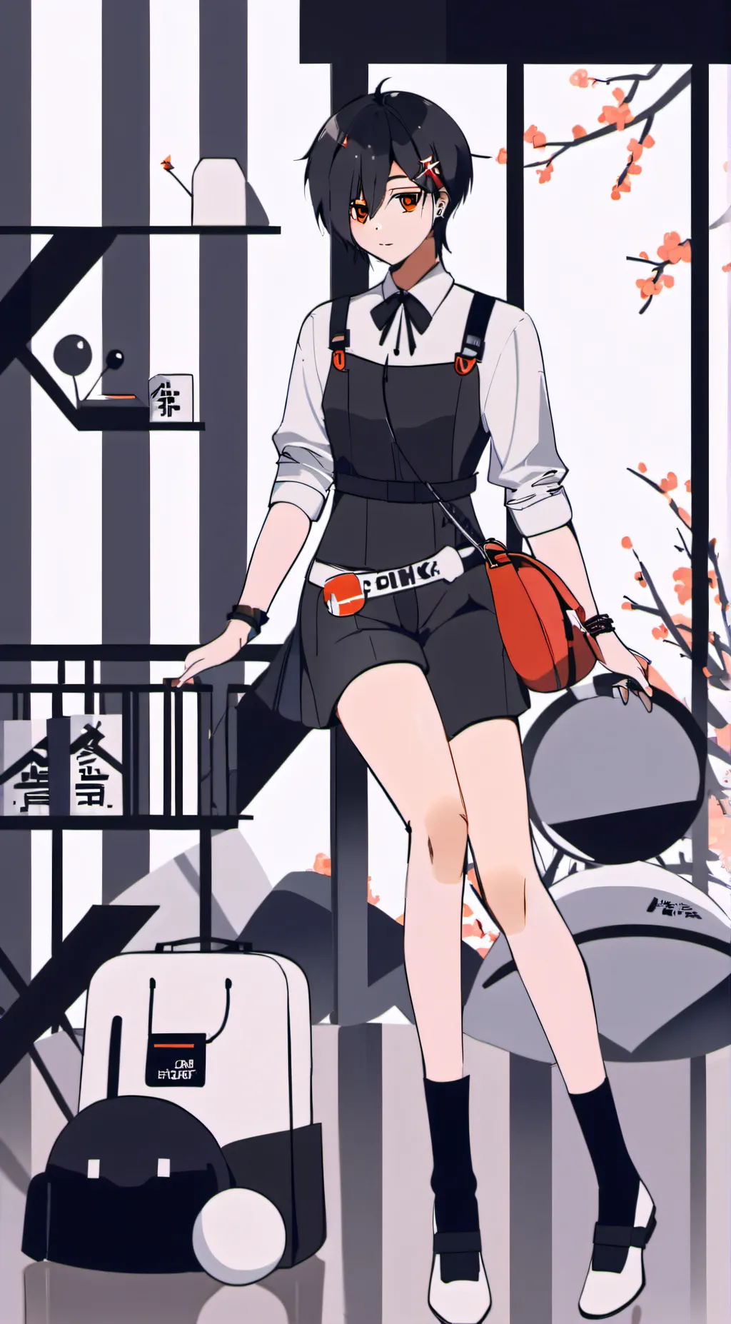 ai character: MHA care count background