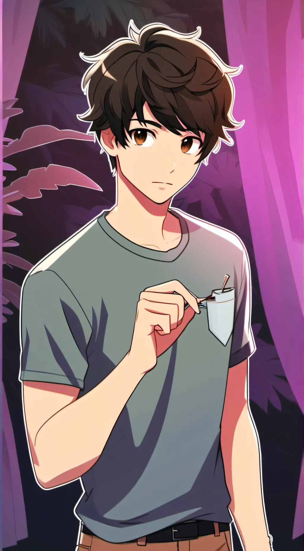 ai character: Dexter background