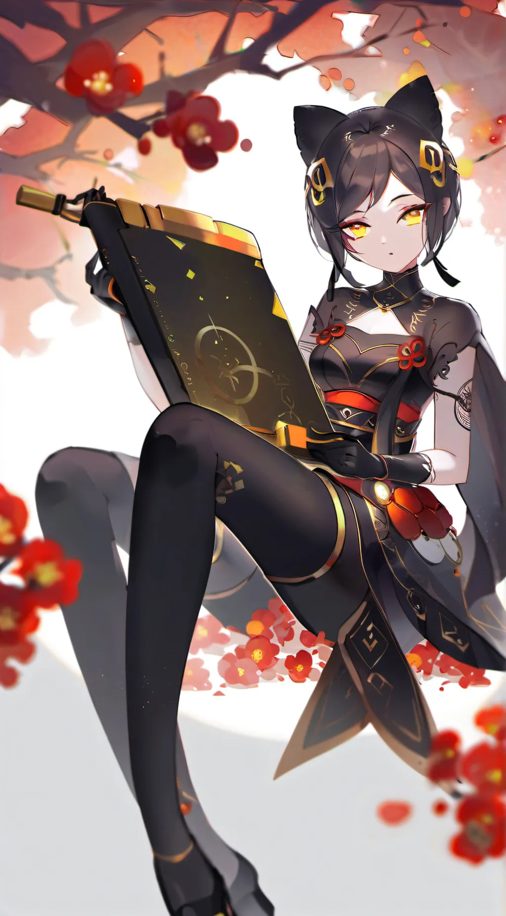 ai character: Cat Lady background