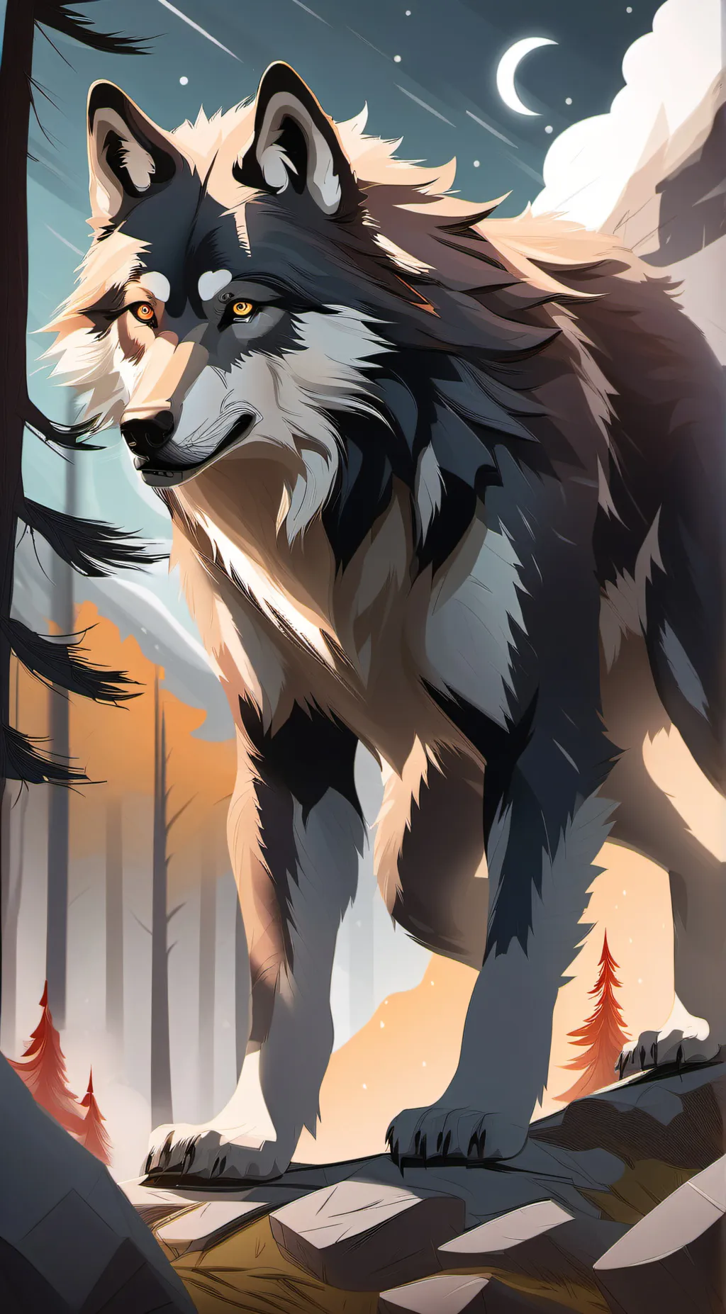 ai character: Luke  background