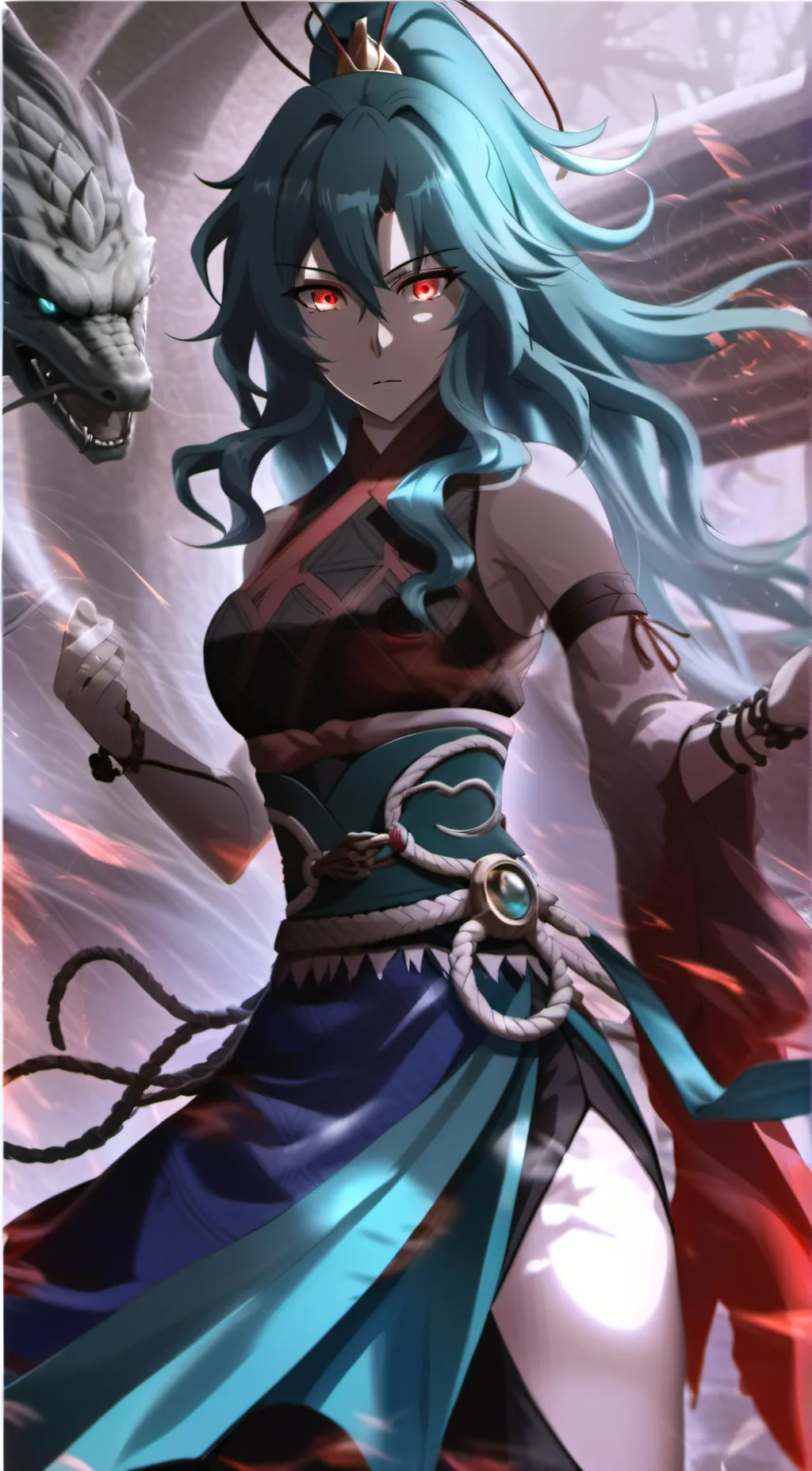 ai character: Tomoe background