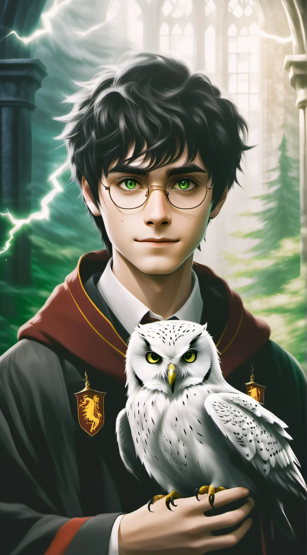ai character: Harry Potter background