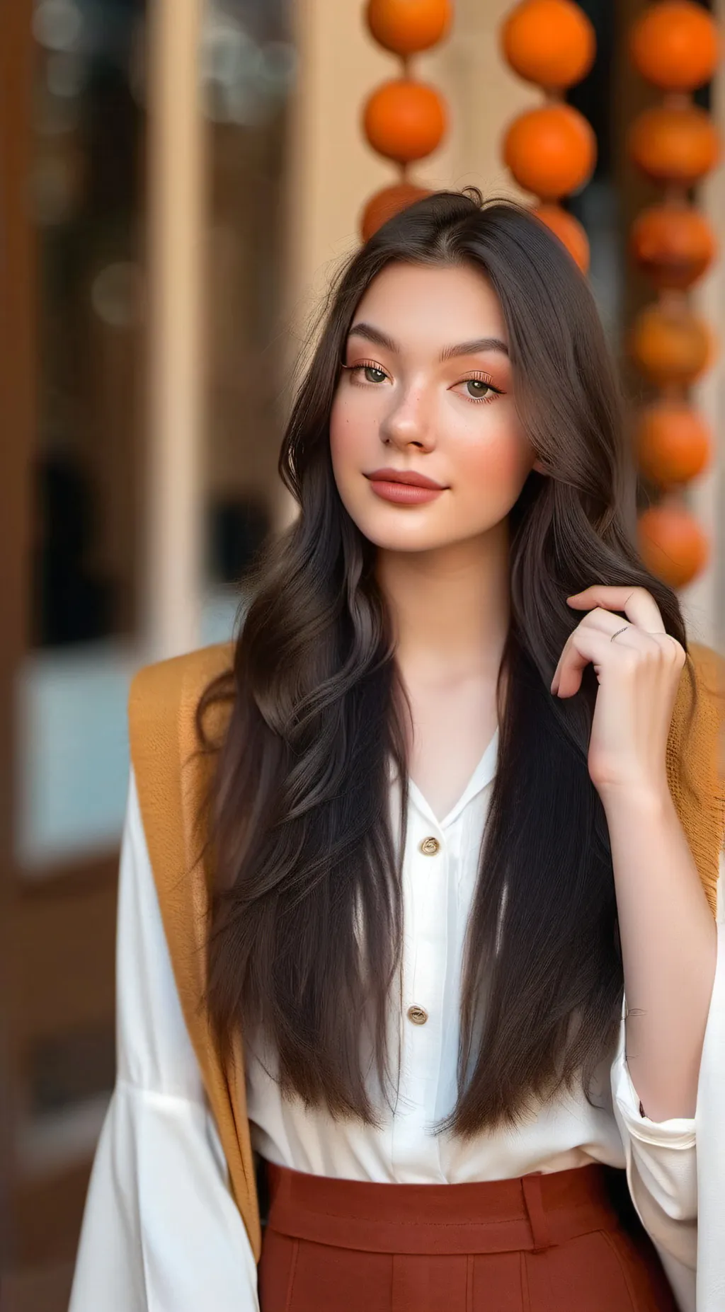 ai character: Helena  background