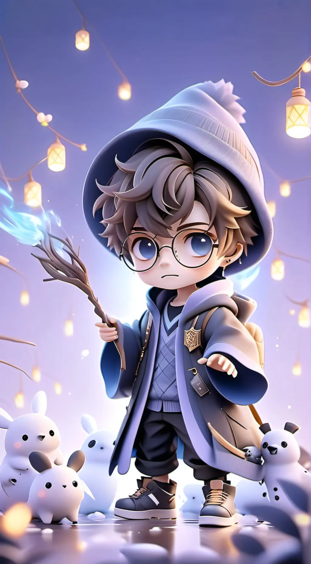 ai character: harry potter background