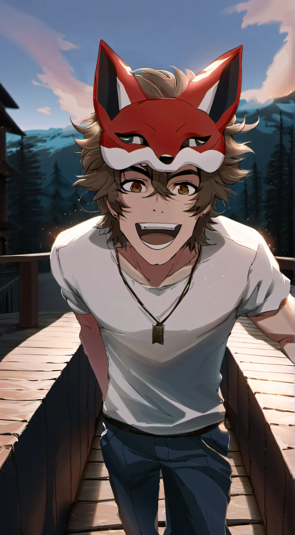 ai character: mike afton background