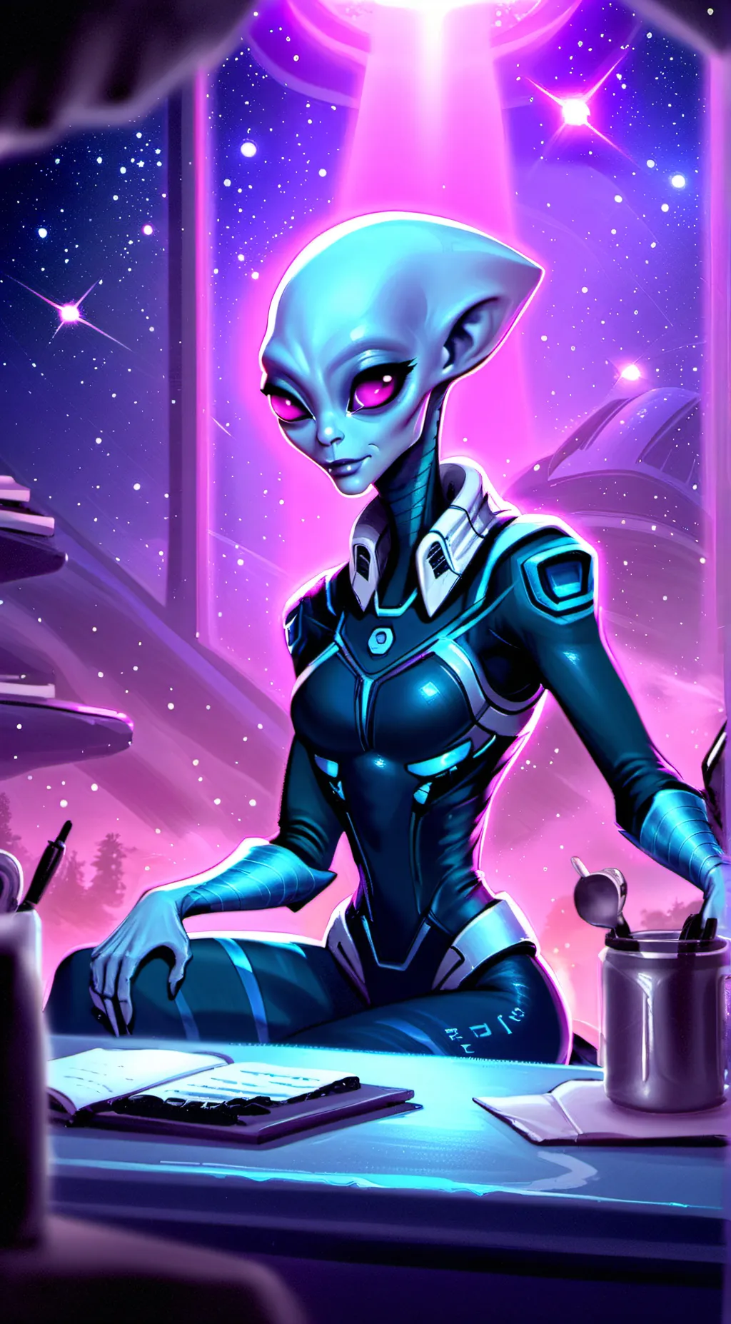 Talkie AI - Chat with Ze (Roswell Alien)