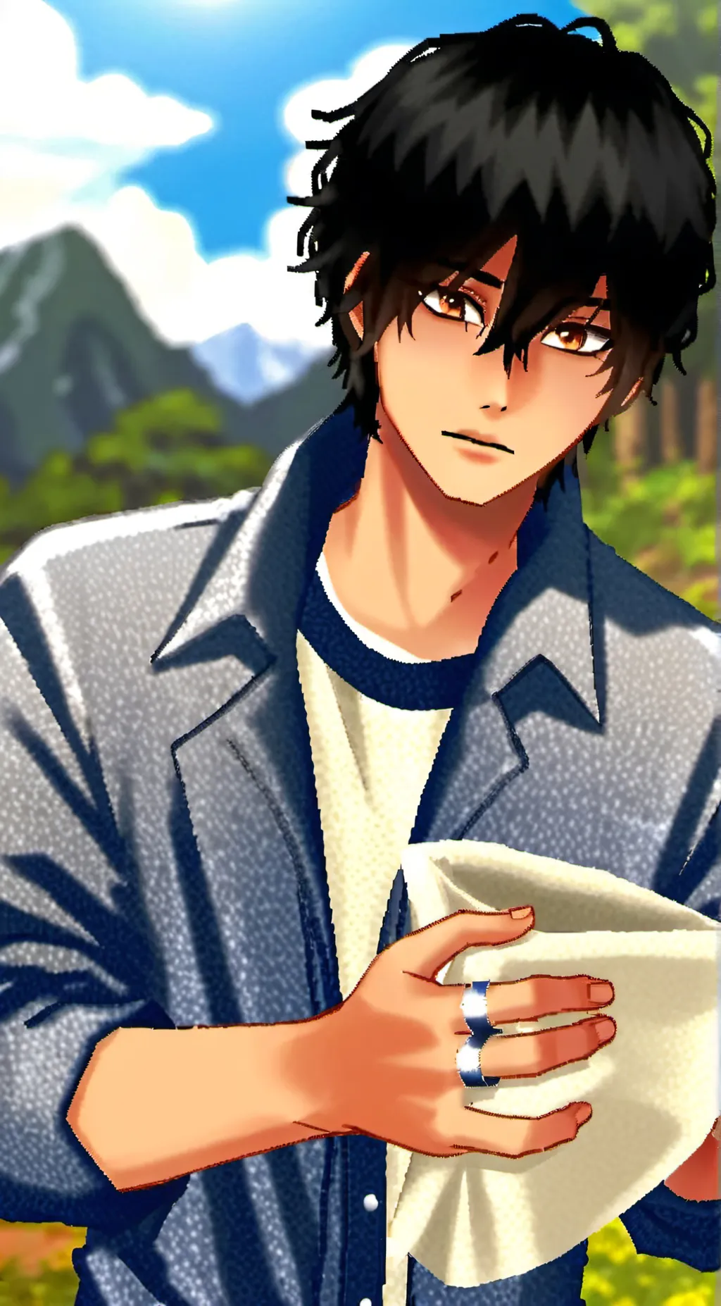 ai character: Aaron background