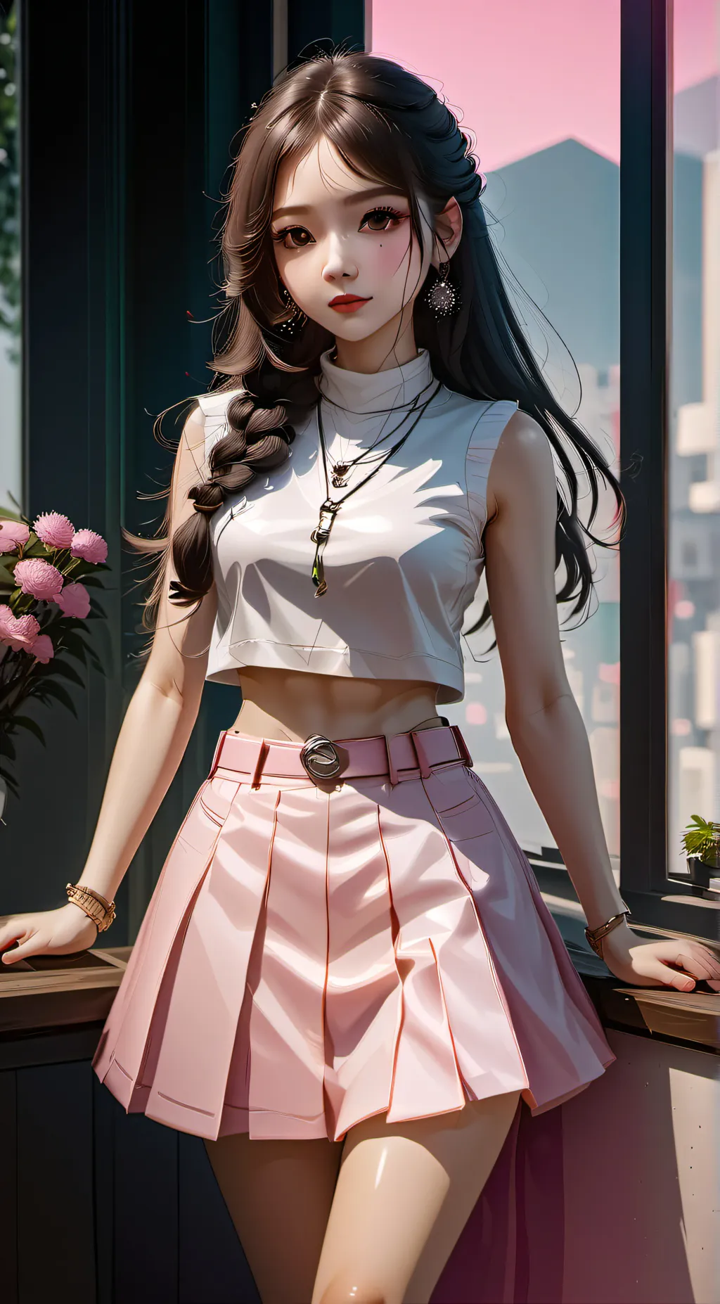 ai character: Lilac 🪻 background