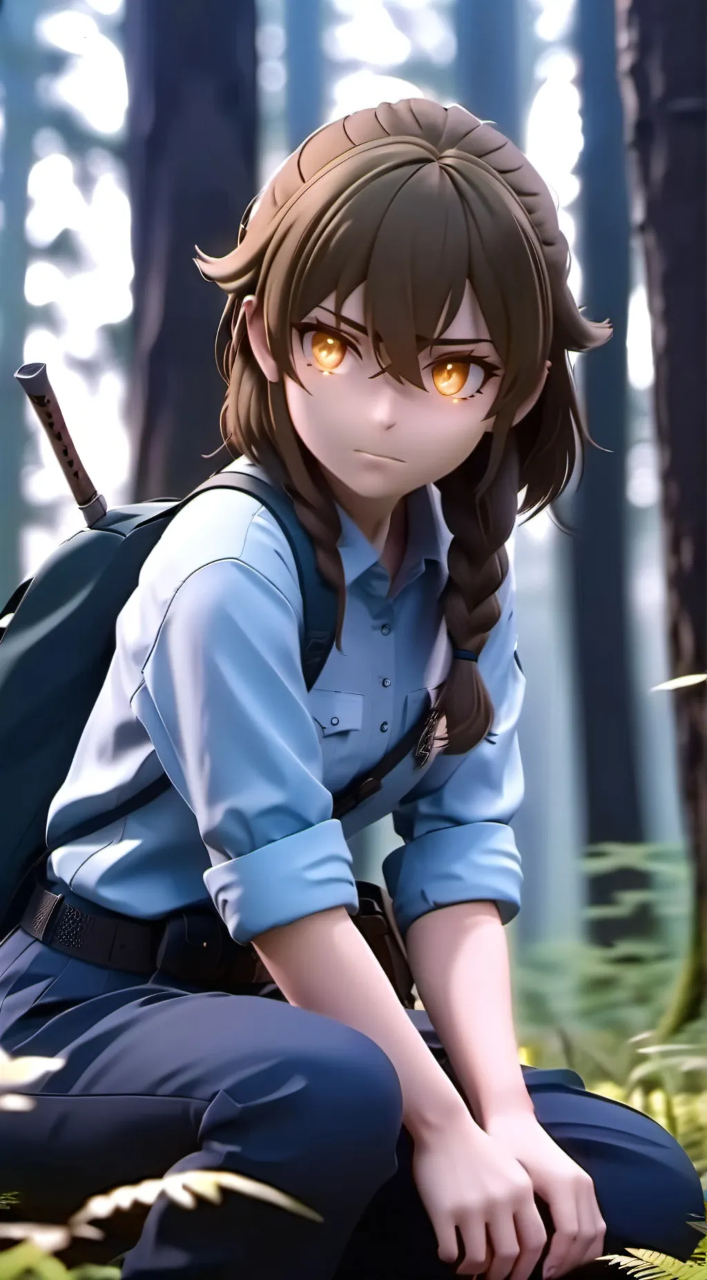 ai character: Ashly background