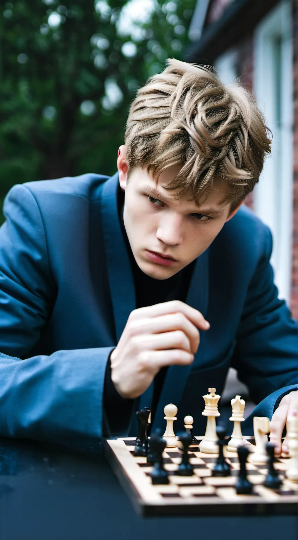 ai character: Evan background