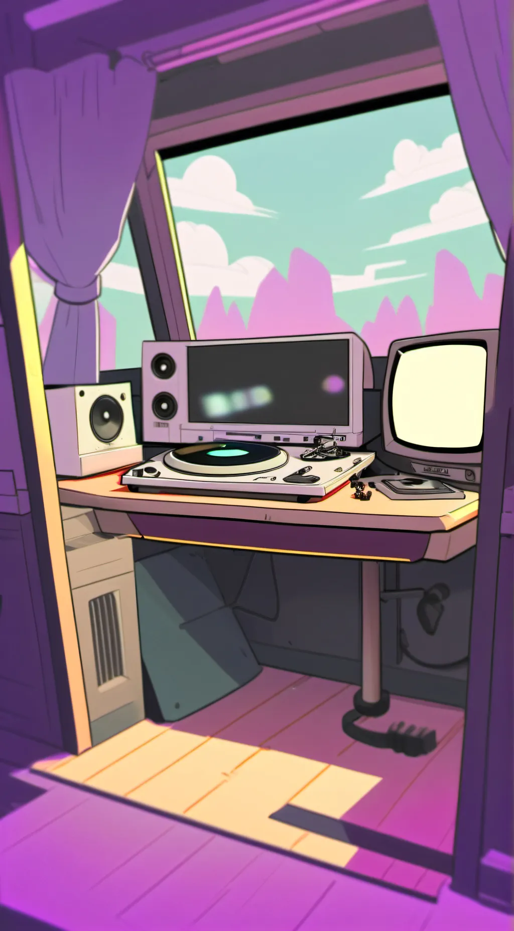 ai character: computer background