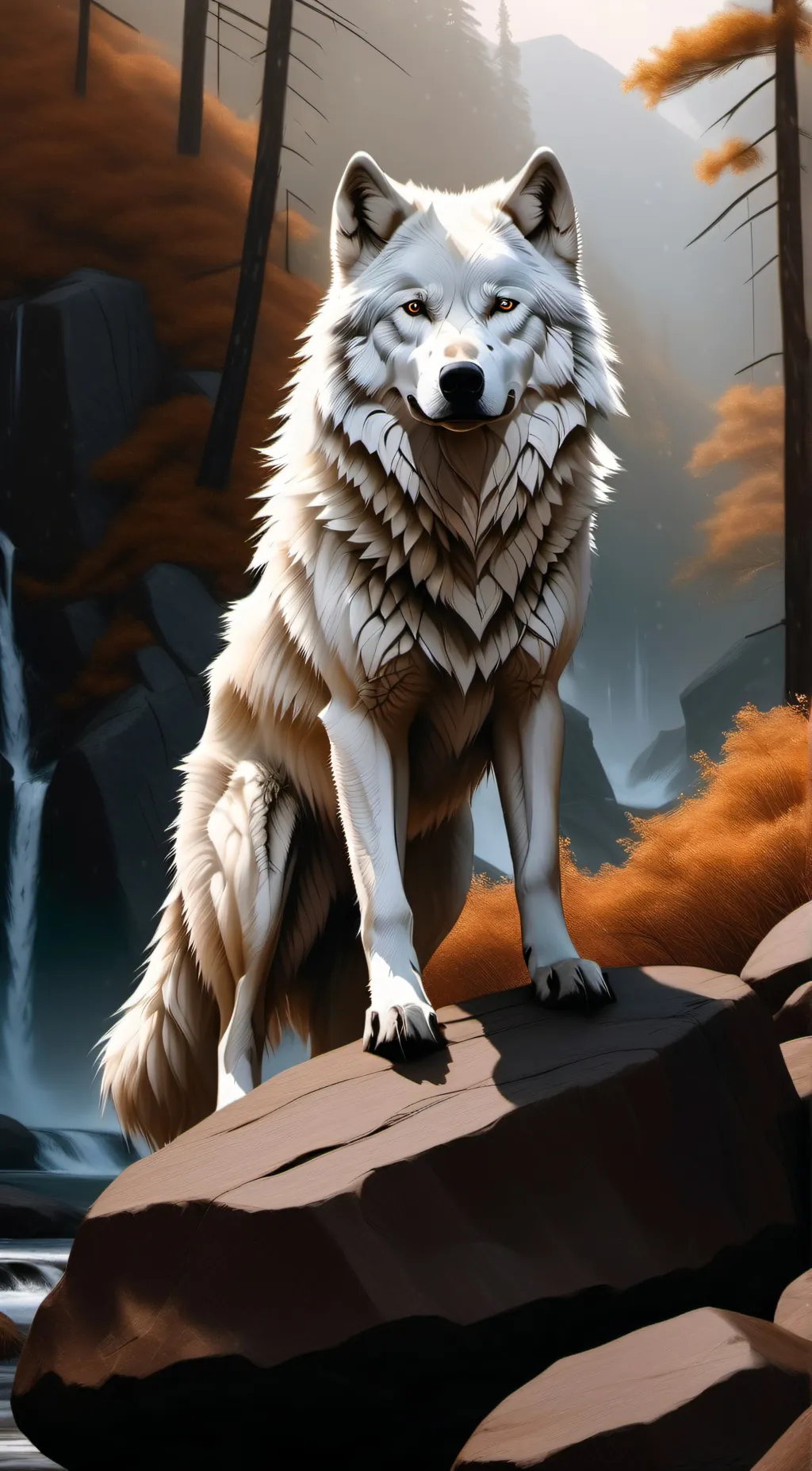 ai character: Wolf pack background