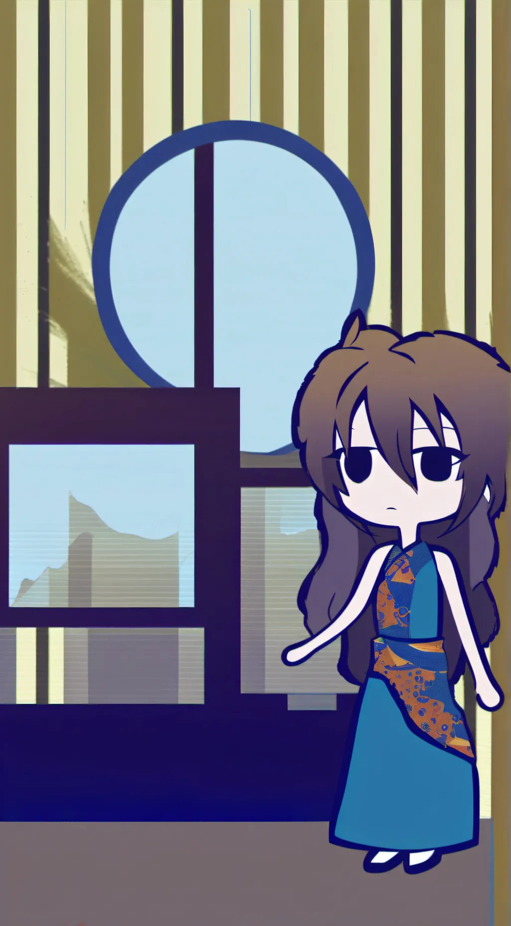 ai character: Random girl background