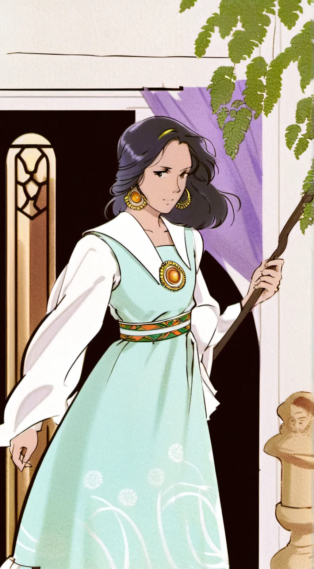 ai character: Evelyn background