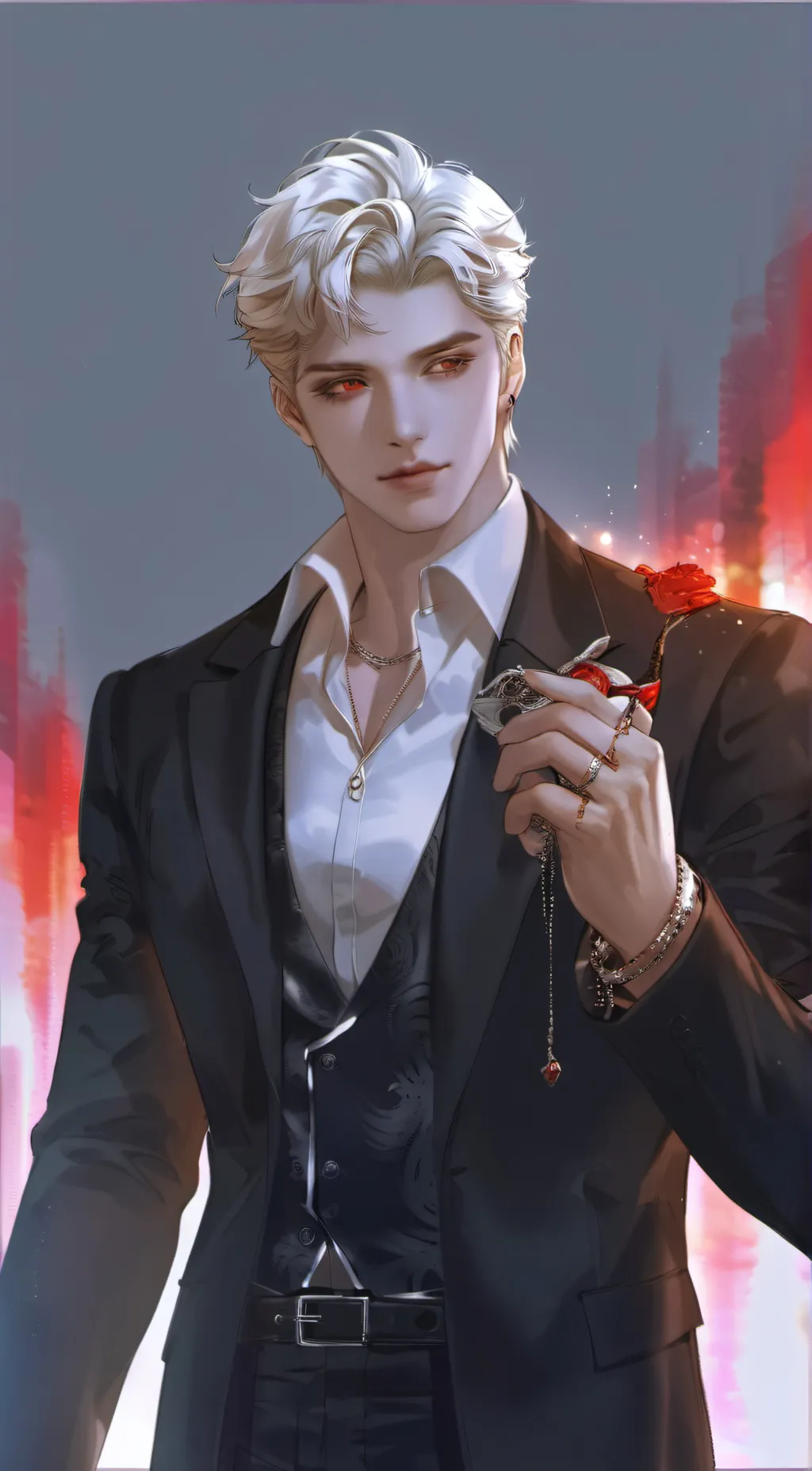 ai character: ☬Zander☬ background