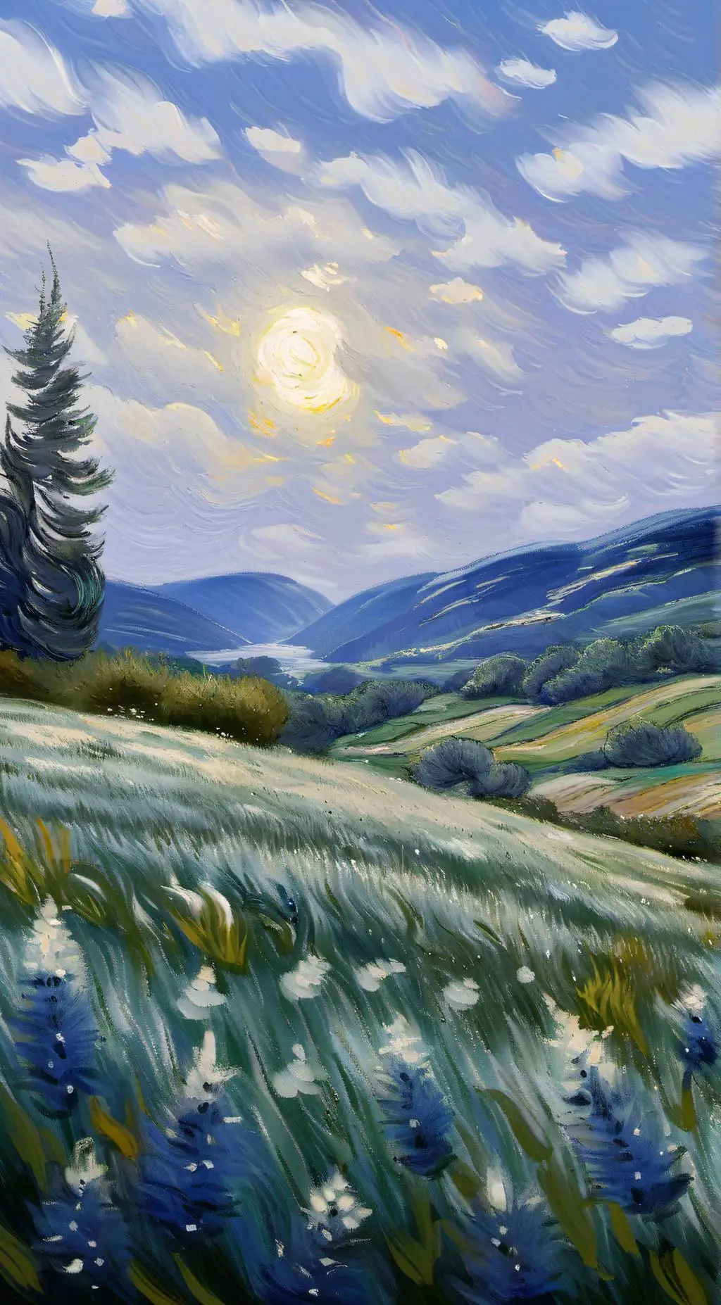 ai character: GRASS background