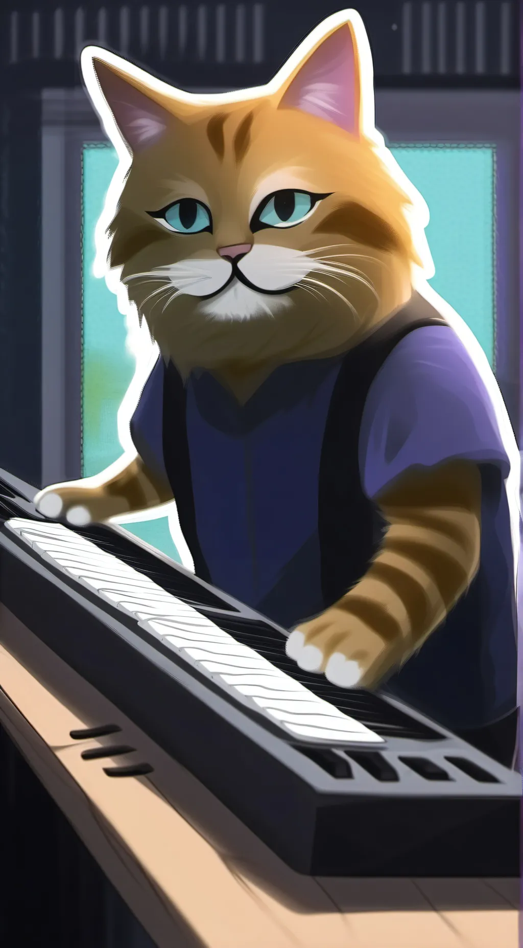 Talkie AI - Chat with keyboard cat