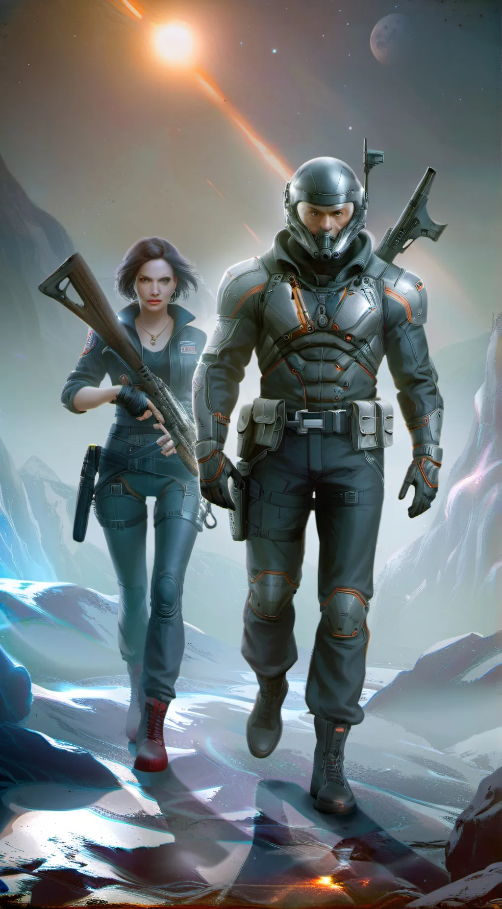 ai character: leo and dora background