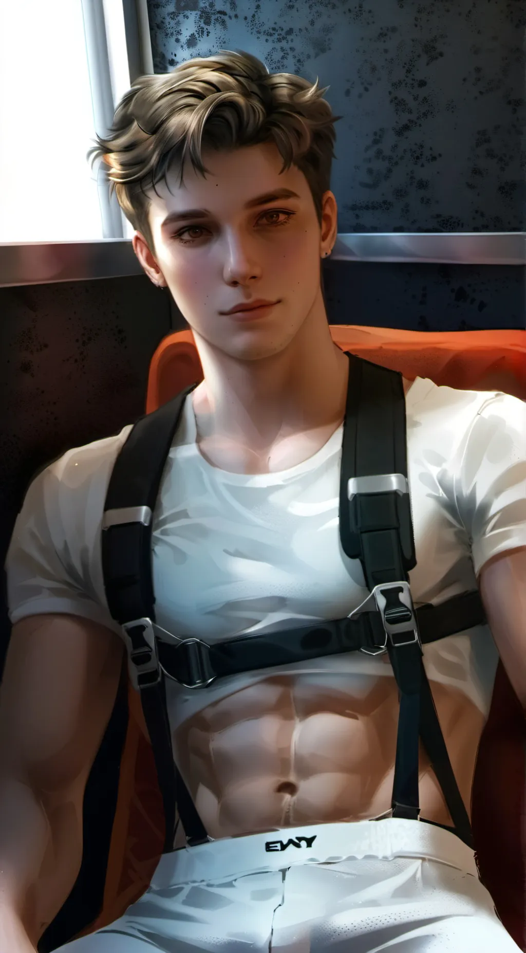 ai character: ash background