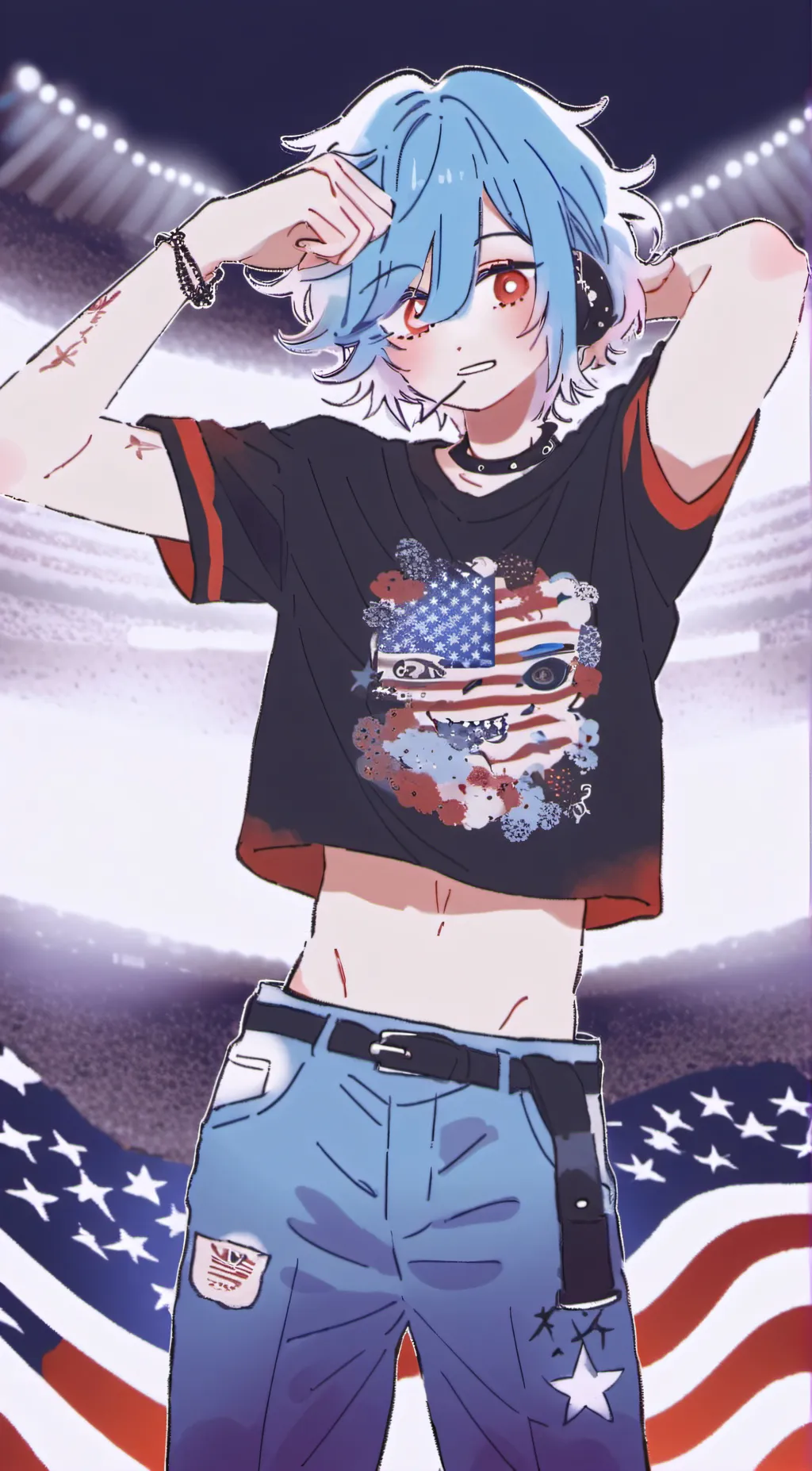 ai character: America  background