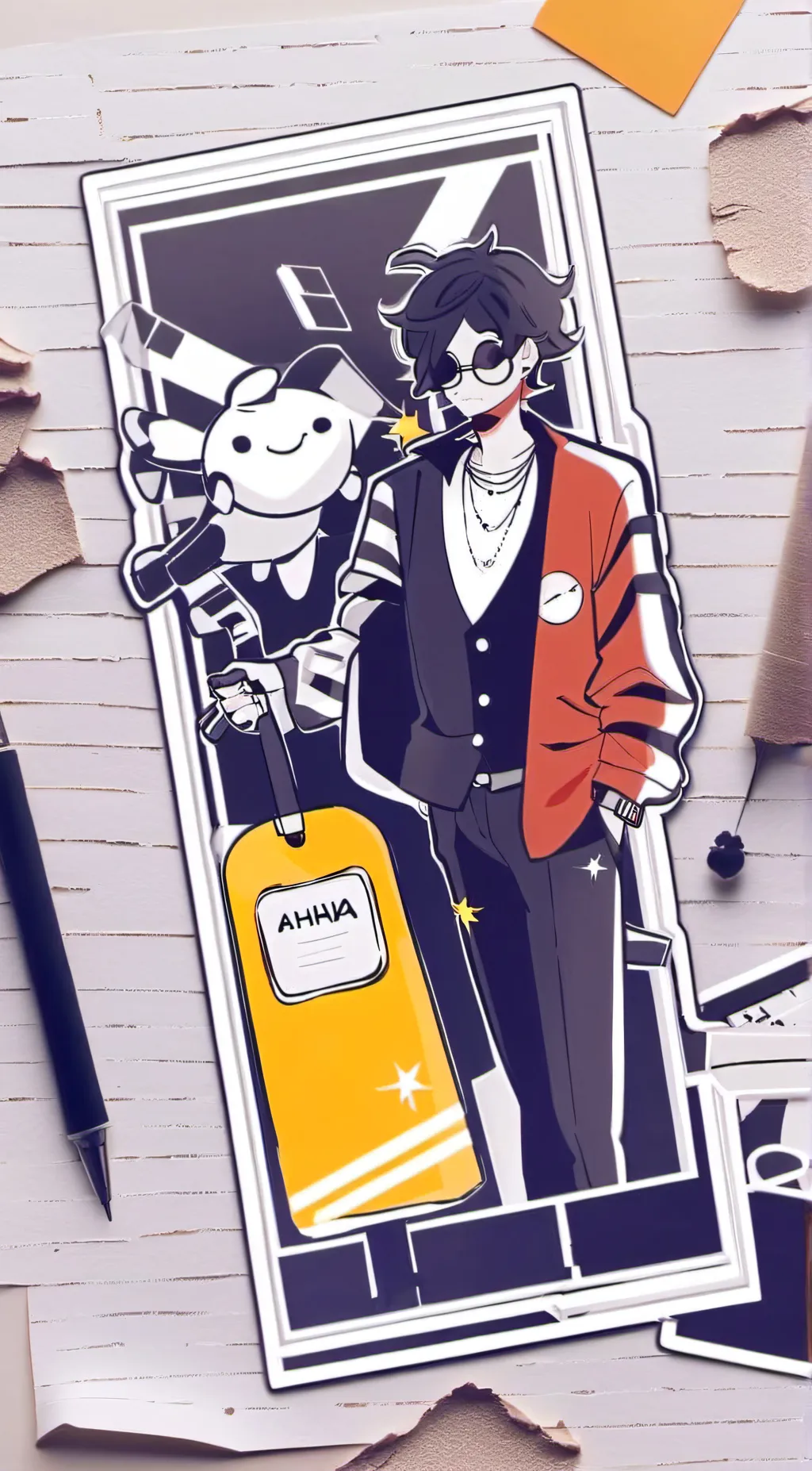 ai character: Zip background