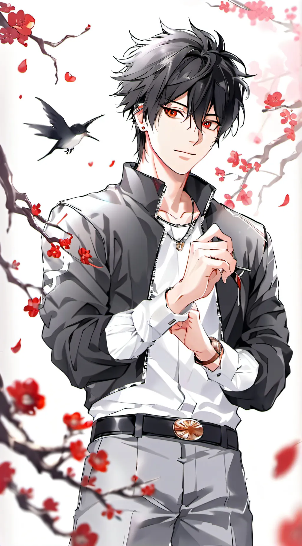 ai character: Gay Saske background