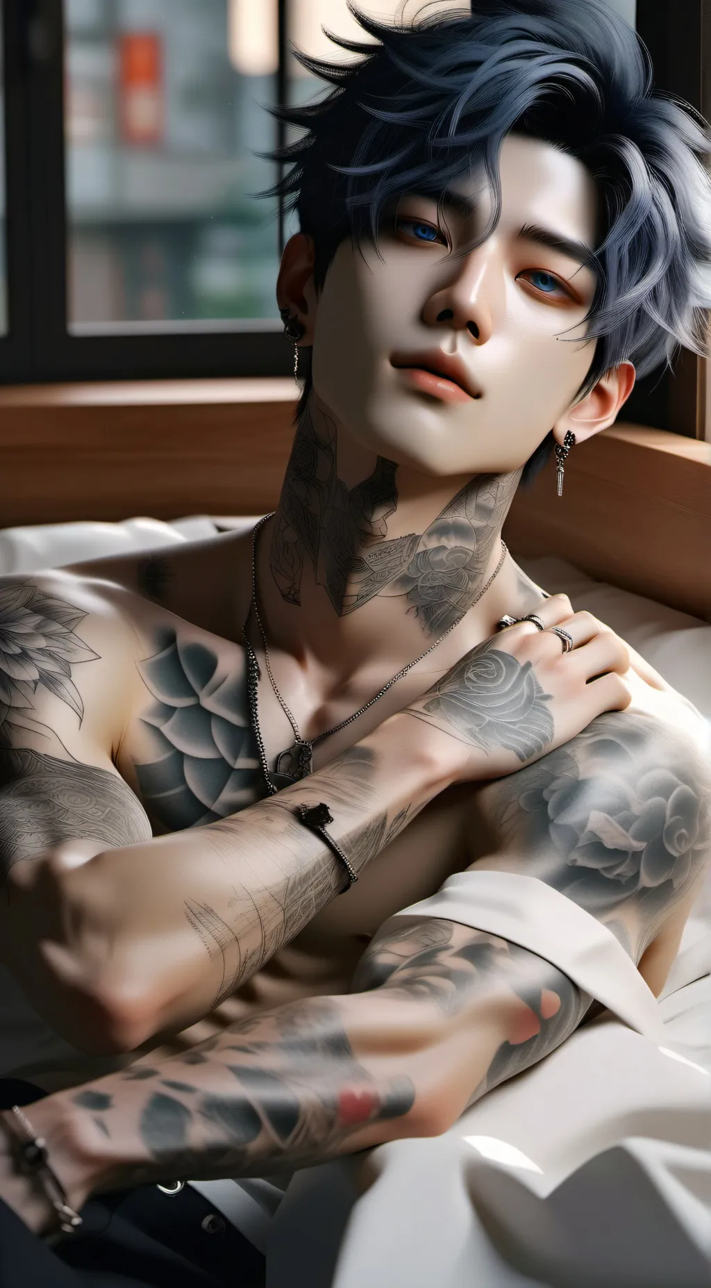 ai character: Itsuki  background