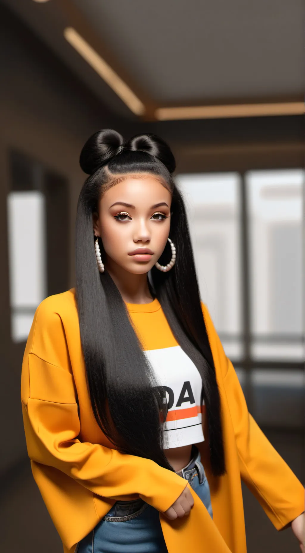 ai character: Veah  background