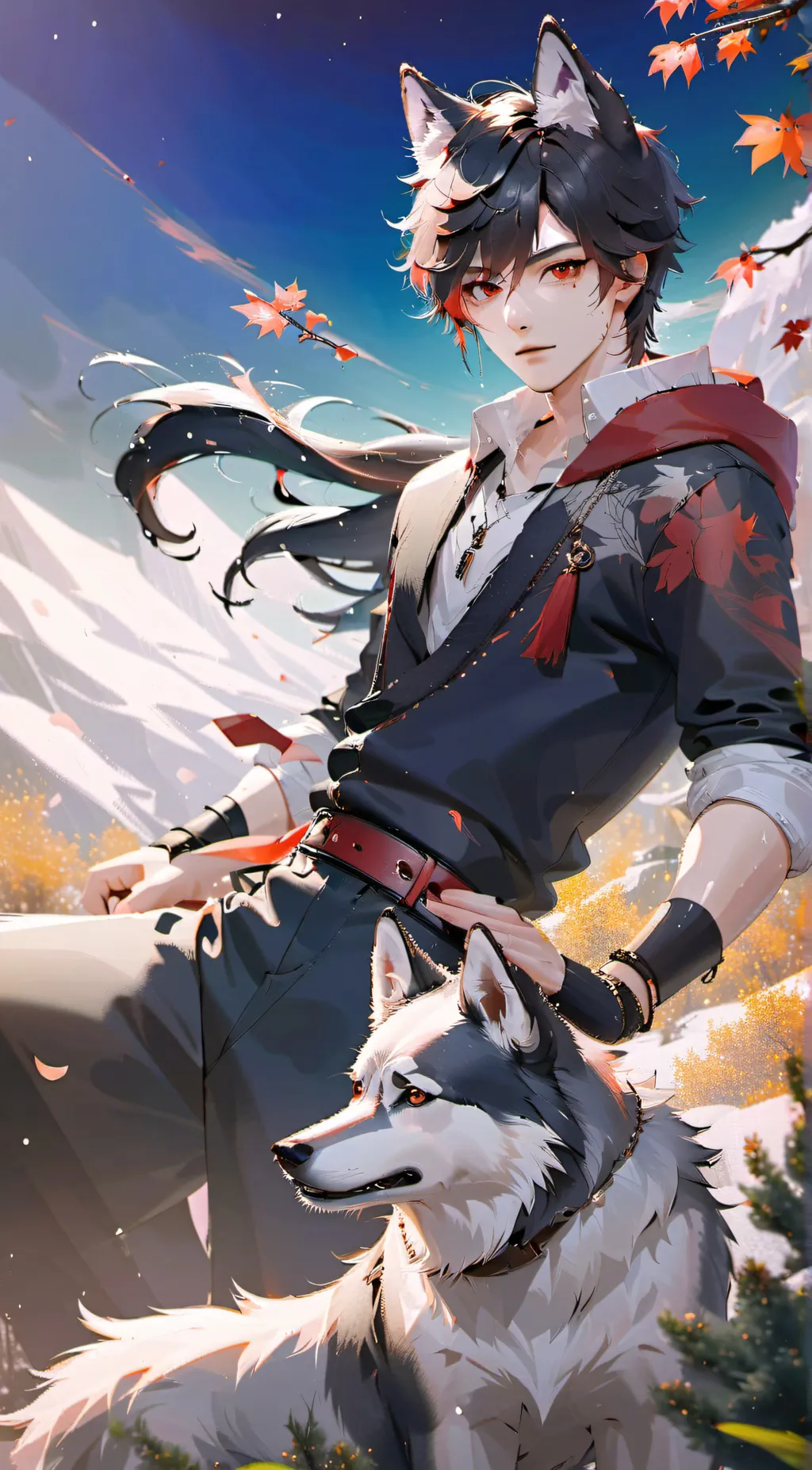 ai character: Xavier  background