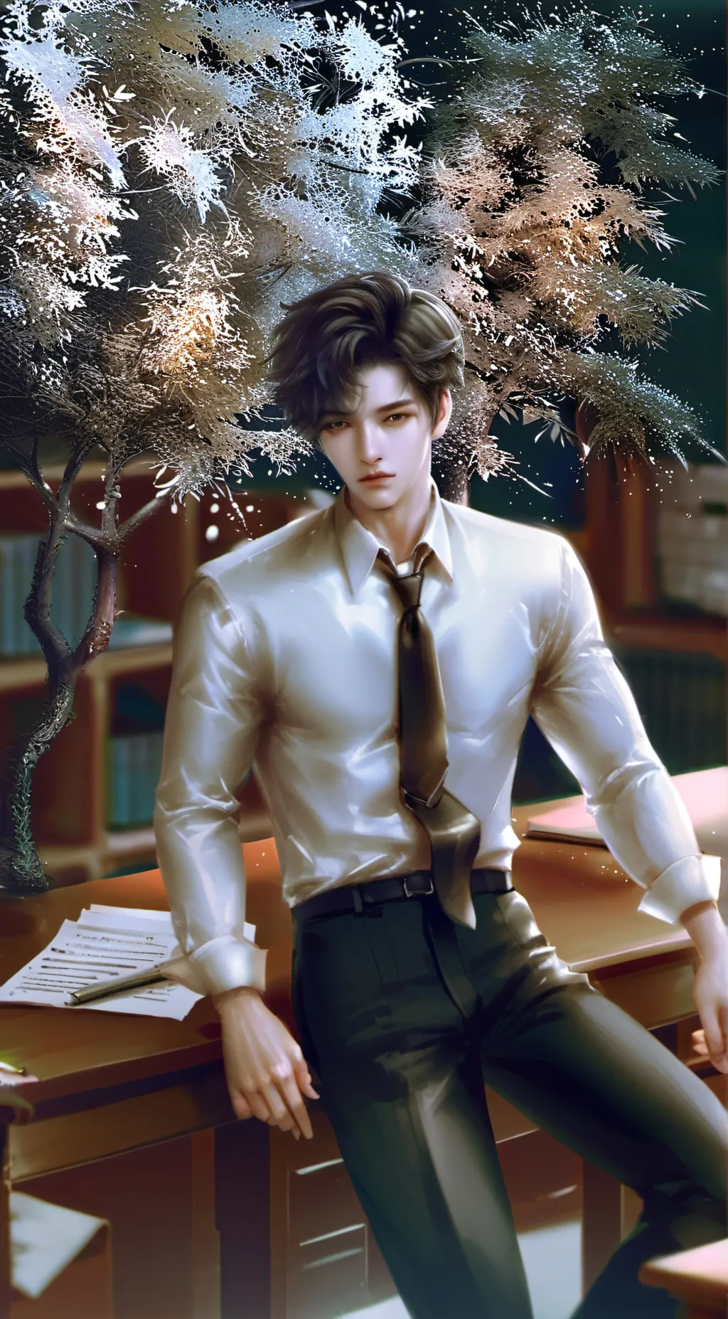 ai character: Edward background