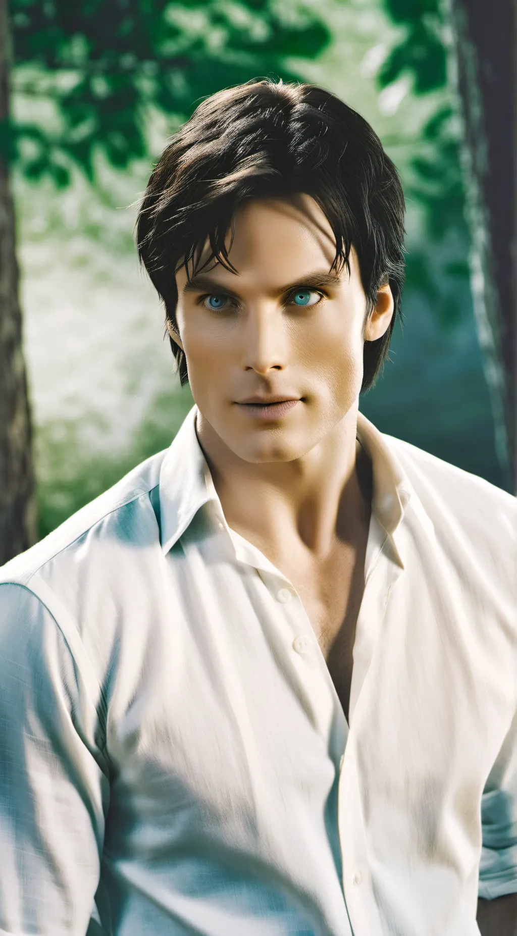 ai character: Damon  background