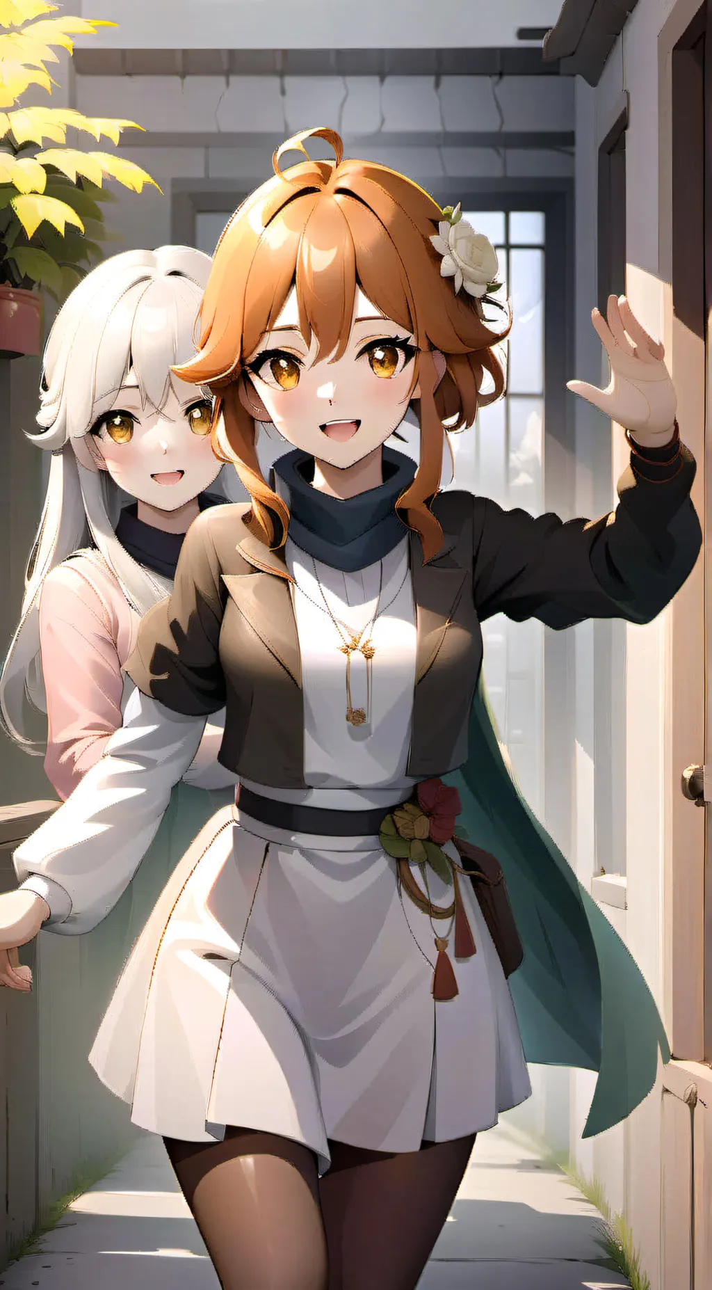 ai character: Rose and Nori background